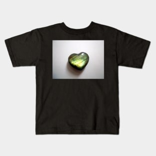 labradorite heart Kids T-Shirt